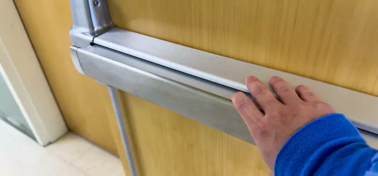 Installing a Push Bar on a Door Clarksburg